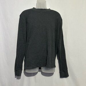 Men’s Charcoal Long Sleeve Shirt – Size M